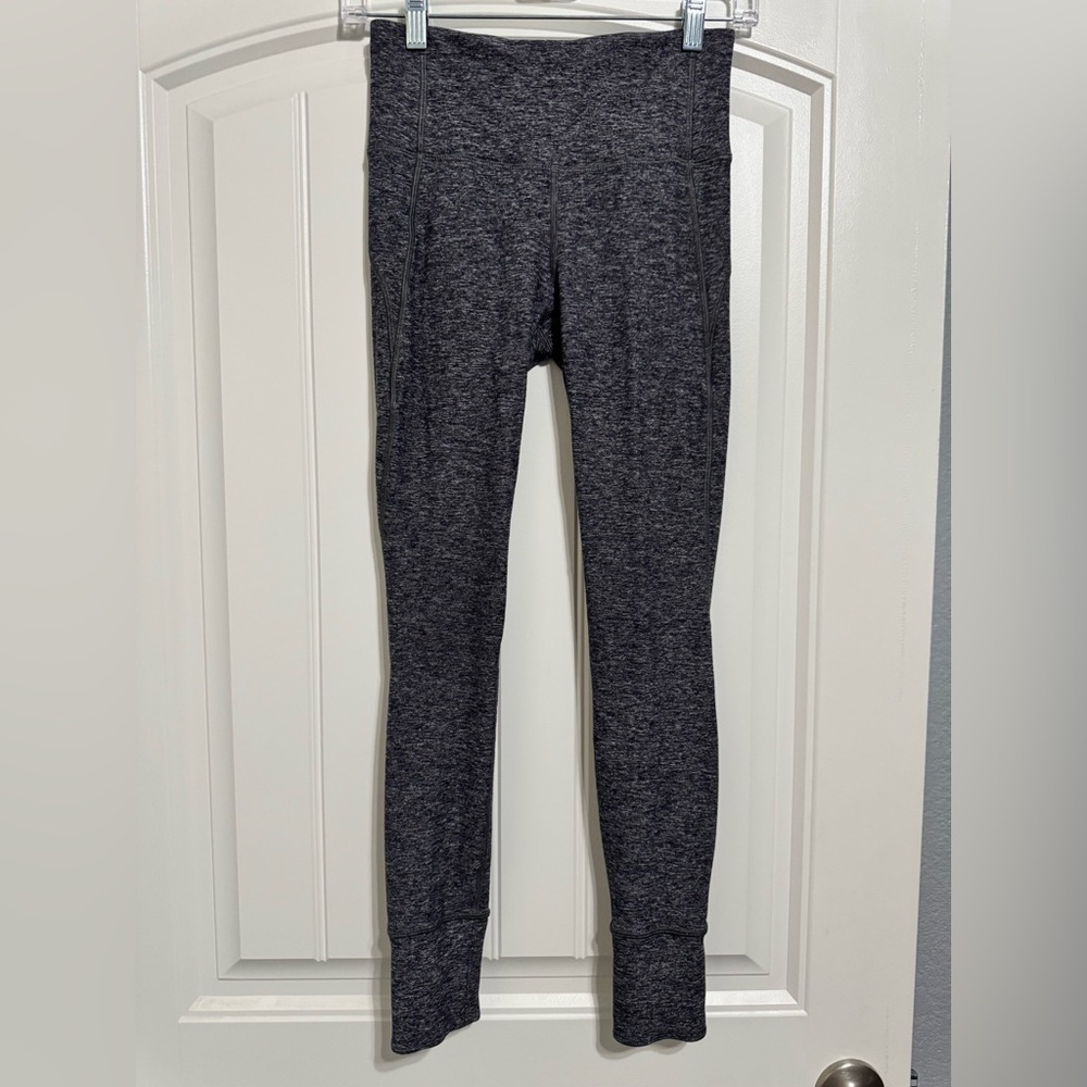 Lululemon Rush Hour Tight in Heathered Black